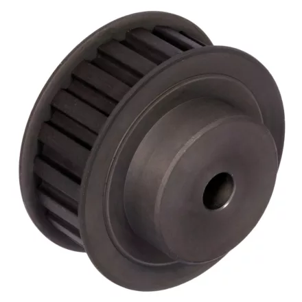 21 XL 037 / 1-15 mm / Előfúrt szinkronszíj tárcsa / Fogszám = 21 / Szíjszélesség = 9,398 mm / Acél