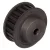 44 XL 037 / 8-28 mm / Előfúrt szinkronszíj tárcsa / Fogszám = 44 / Szíjszélesség = 9,398 mm / Acél