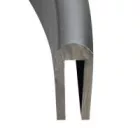 Élvédő profil 1413 / Fekete