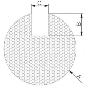 Habosított profil 7015 / Szürke