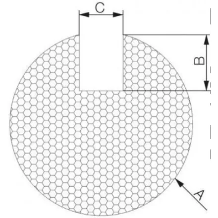 Habosított profil 7015 / Szürke