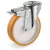Kerék / Átmérő = 125 mm / Siklócsapágyas / Hátfuratos, fékes kivitelű / Beépítési mag = 156 mm / Teherbírás = 200 kg