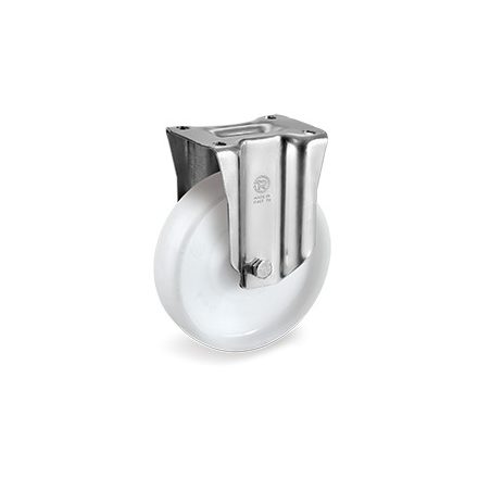 Kerék / Átmérő = 150 mm / Golyóscsapágyas / Fixtalpas kivitelű / Beépítési mag = 200 mm / Teherbírás = 750 kg