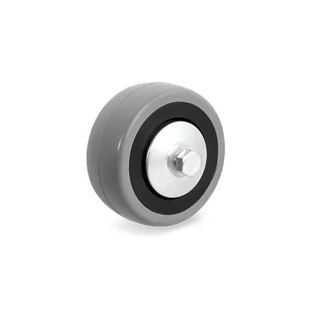 Kerék / Átmérő = 100 mm / Siklócsapágyas / Alapkerék / Teherbírás = 60 kg / Furatátmérő = 8 mm