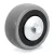 Kerék / Átmérő = 125 mm / Siklócsapágyas / Alapkerék / Teherbírás = 80 kg / Furatátmérő = 10 mm