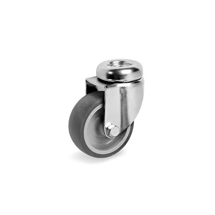 Kerék / Átmérő = 40 mm / Siklócsapágyas / Hátfuratos kivitelű / Beépítési mag = 59 mm / Teherbírás = 30 kg