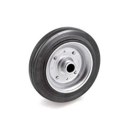 Kerék / Átmérő = 100 mm / Siklócsapágyas / Alapkerék / Teherbírás = 80 kg / Furat átmérő = 12 mm