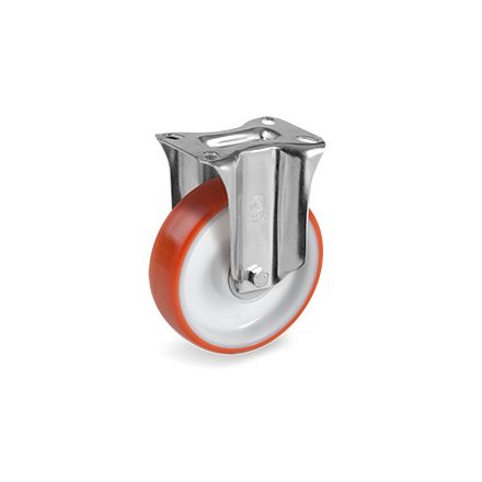 Kerék / Átmérő = 80 mm / Tűgörgős / Fixtalpas kivitelű / Beépítési mag = 107 mm / Teherbírás = 120 kg