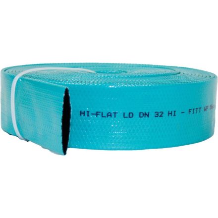 152/156mm/Zöld HI FLAT LD / Laposra feltekerhető tömlő / 2 bar