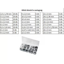 O gyűrű készlet / 150 db-os