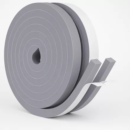2 x 30 mm / Öntapadós, habosított PE tömítőszalag / Szürke