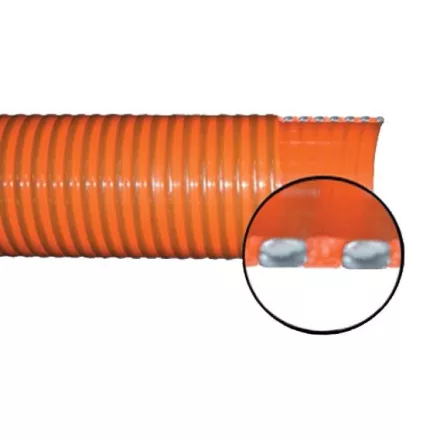 152 mm Újgenerációs műanyag szívótömlő (Quadriflex)