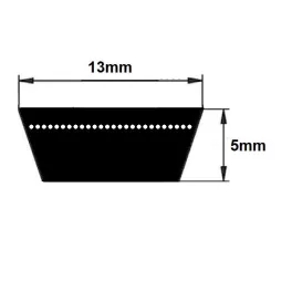 13x5 profilú szíjak