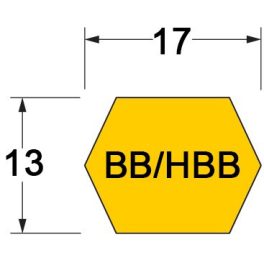 BB (HBB) profilú fűnyíró szíjak