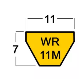 WR 11M profilú szíjak