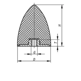 KP-E típusú gumibakok
