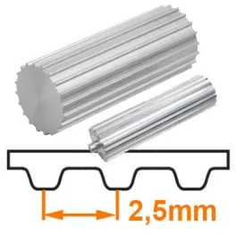 T2,5 profilú fogasrudak