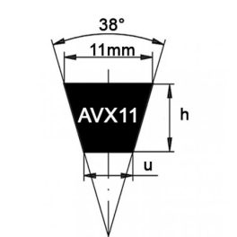 AVX11 Profil Keilriemen für die Automobilindustrie