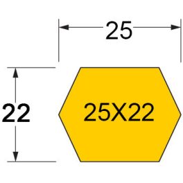 Keilriemen Profil 25x22