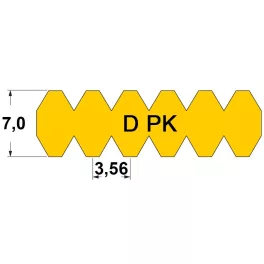DPK profilú szíjak