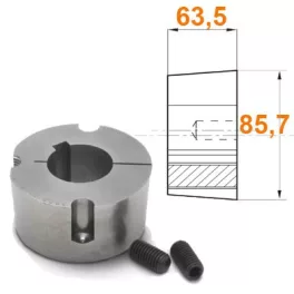 TB 2525 típusú szorítóhüvelyek