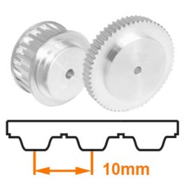 AT10 profile pre-bored timing belt pulleys