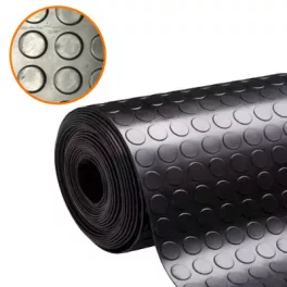 Metrómintás fekete gumilemez