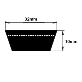 32x10 profilú szíjak