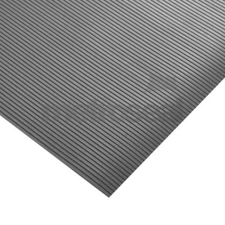 3 mm / Szürke / Sűrűbordás csúszásgátló gumilemez / Tekercsmagasság = 1200 mm (FIX)