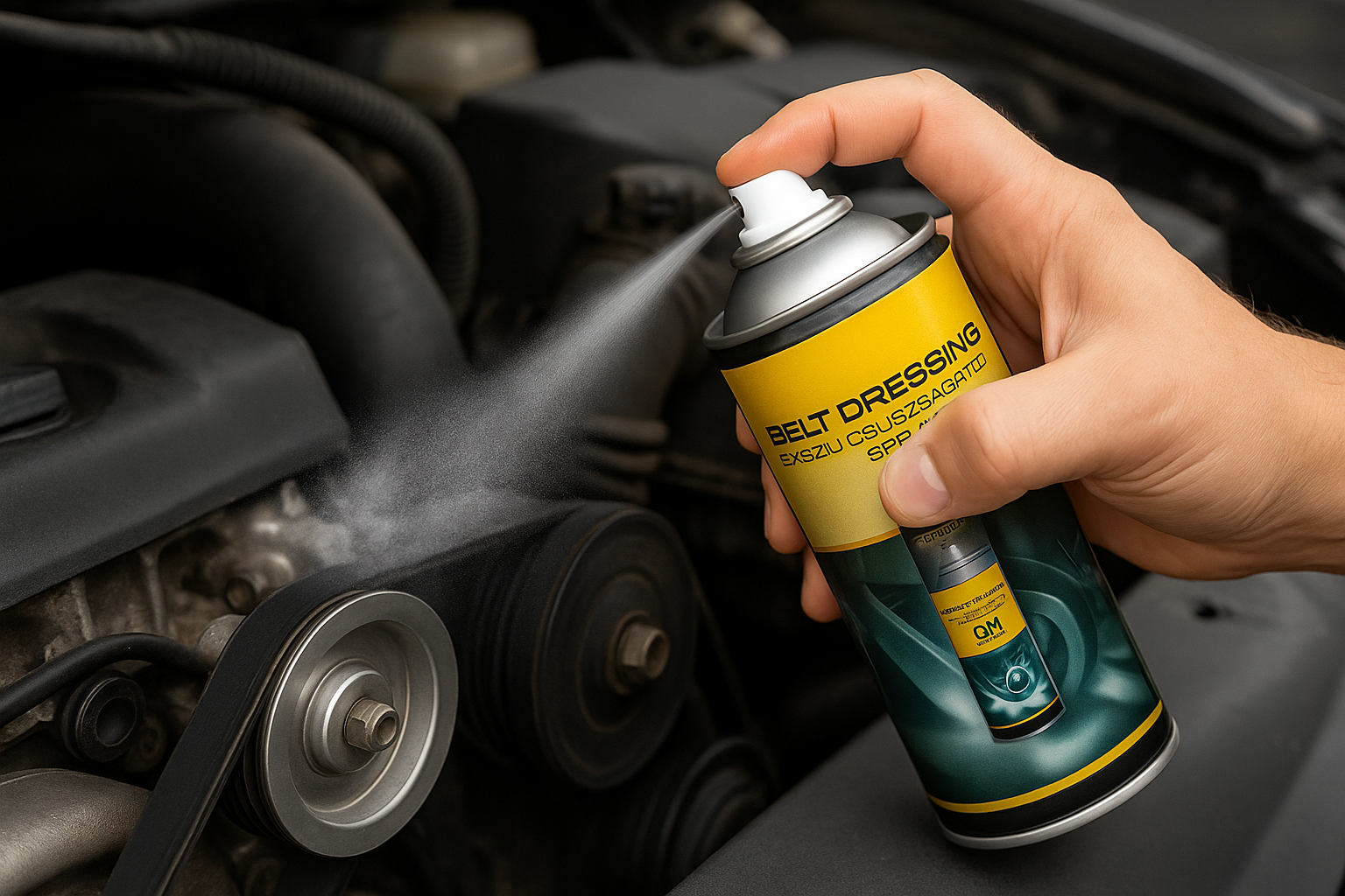 Ékszíj csúszásgátló spray – a halk és hatékony működésért